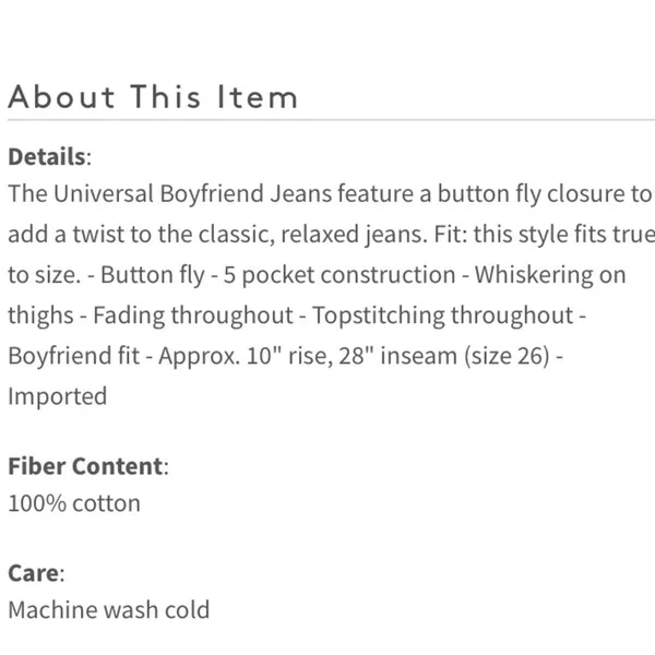 NWT Free People Universal Boyfriend Jeans 29 - Image 11