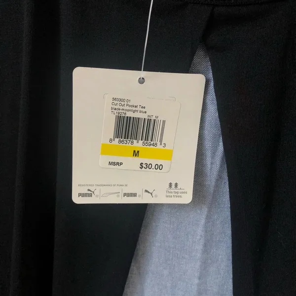 NEW WITH TAGS  CUT OUT TEE DENIM - Image 5