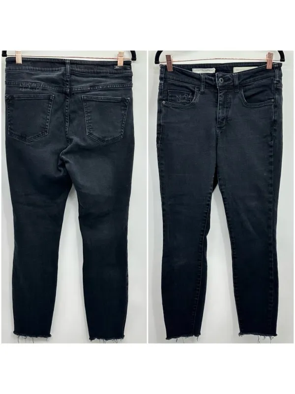 Pilcro Black High Rise Skinny Jeans Size 29 - Image 7