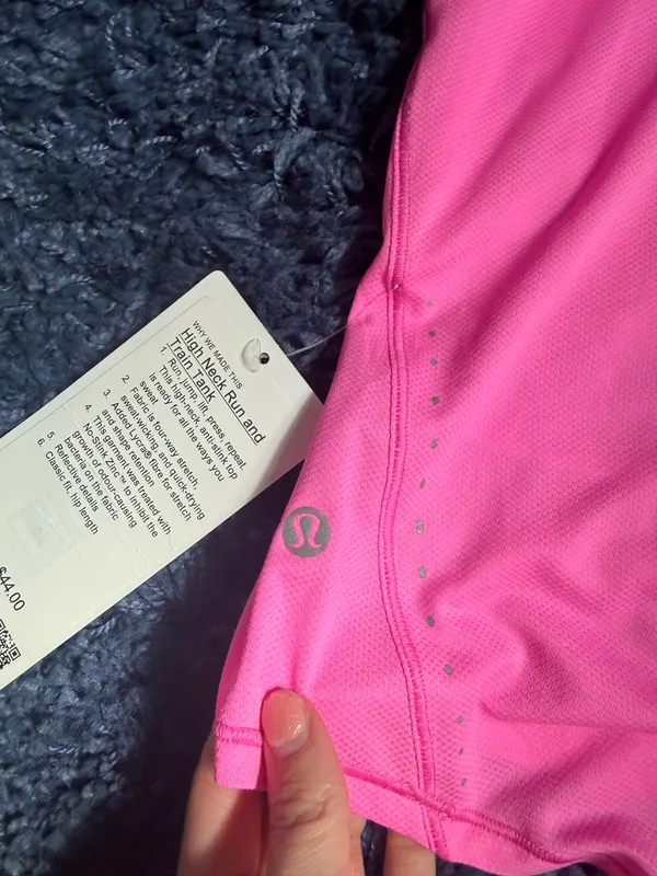 Lululemon High Neck Run Train Tank - Image 5