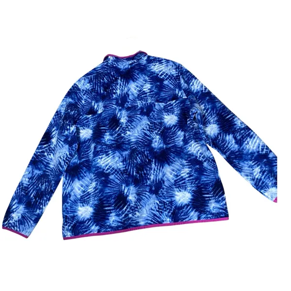 NWT LANDS' END Fleece Henley Pullover Jacket - Image 5