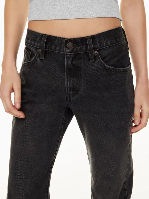2026 Aritzia Levi’s Middy Straight Mid Rise Mom relax jeans 28 Charcoal Blac - Image 5