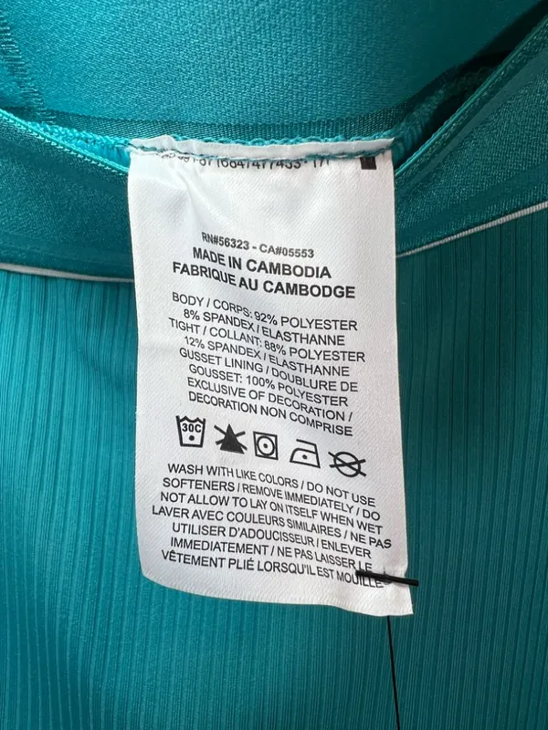 Nike Court Flouncy Tennis Skirt Skort Teal Blue Dri-Fit Shorts Lined Golf NEW XL - Image 8