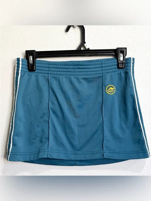 Vintage Y2K Abercrombie & Fitch Teal Tennis Mini Skirt XS Sporty Preppy A&F - Image 2
