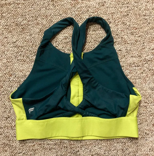 Fabletics Green  Zip Bra - Image 2