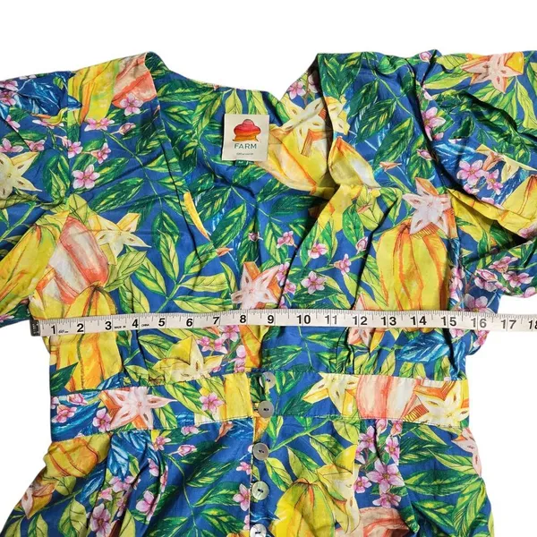 Farm‎ Rio Star Fruits Midi Dress Size: M - Image 4