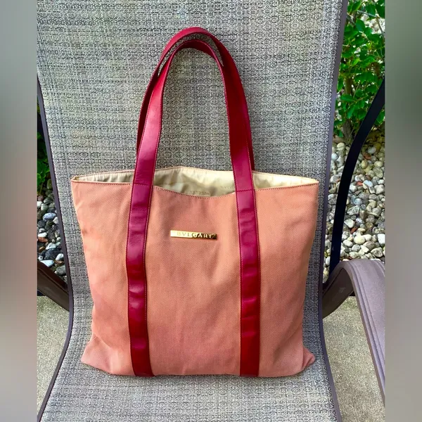 Authentic BVLGARI shoppers tote 🌷🌷🌷 - Image 2