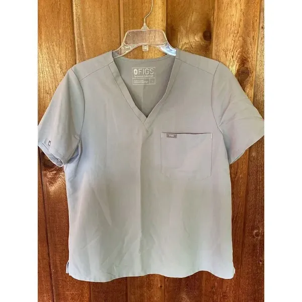 Figs Womens Scrubs Size Large Gray - Image 4