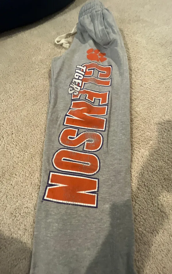 Clemson Sweatpants Gray - Image 2
