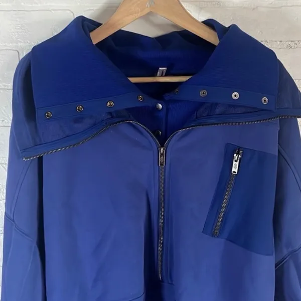 FREE PEOPLE Movement Venture Pullover Heavy Sweatshirt; blue; size Large - Image 3