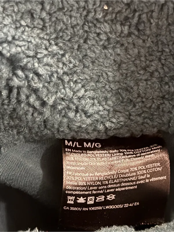 Lululemon Scuba Oversized Cropped Fleece Funnel Neck - Image 3