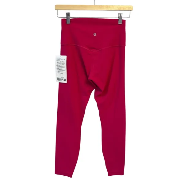 NWT Lululemon Size 6 Align HR Pant 28” PSNT Passionate Pink Authentic - Image 2