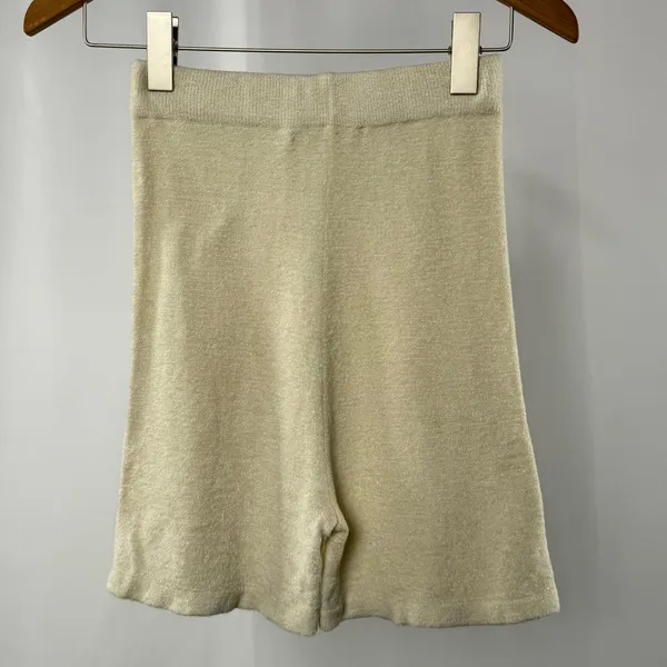 Amanda Uprichard Ariya Rib Knit‎ Biker Short in Pale Yellow Size XS - Image 3
