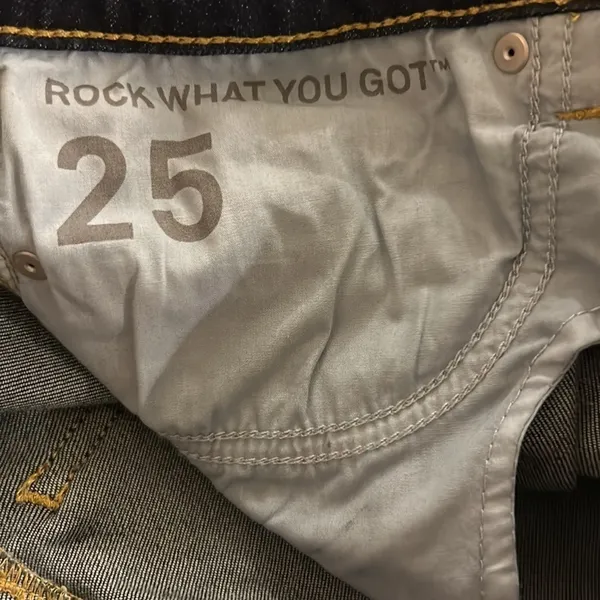 Yummie By Heather Thomson SZ 25 Rock What You Got Jeans - Bootcut - Dark Vintage - Image 3