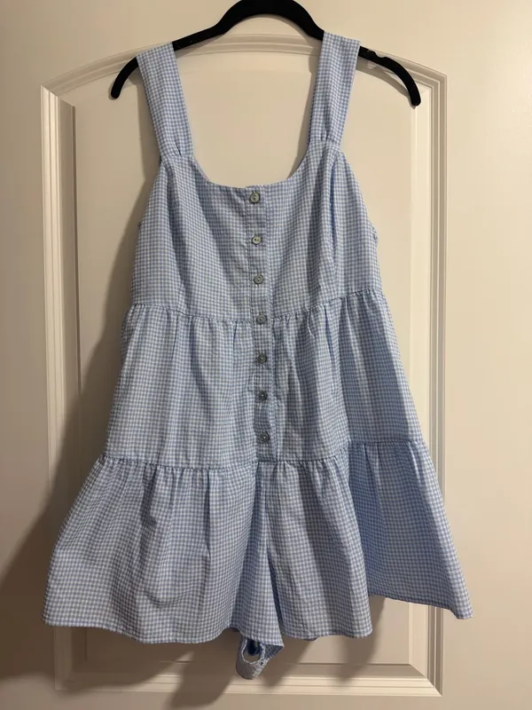 She & Sky Romper mini dress size small - Image 2
