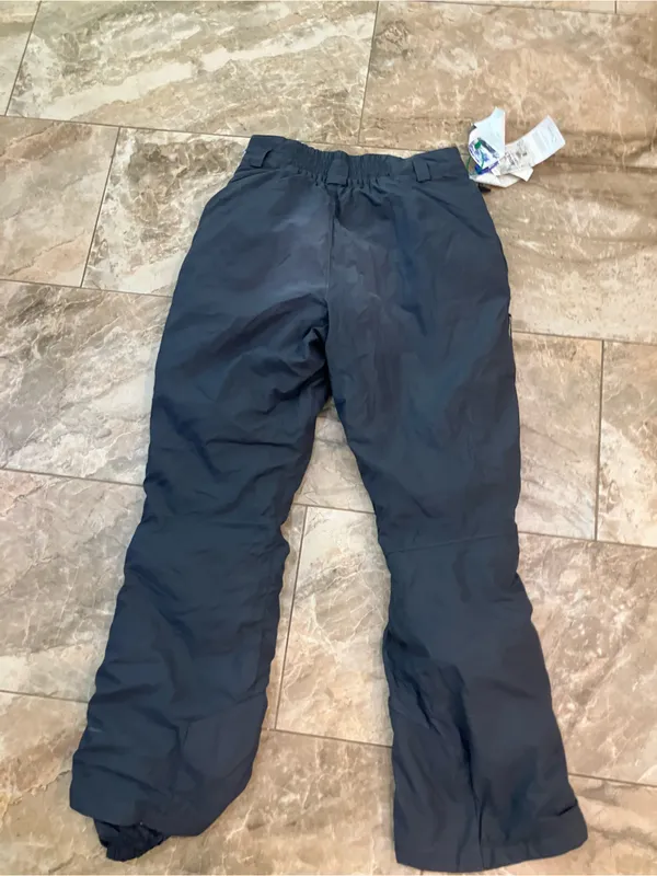 Columbia Vintage Snow Ski Pants grey Nylon Medium Snowboard Outdoor - Image 3