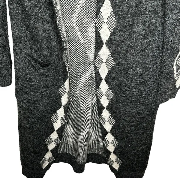 Listicle Mohair‎ Blend Long Cardigan Sweater - Image 3