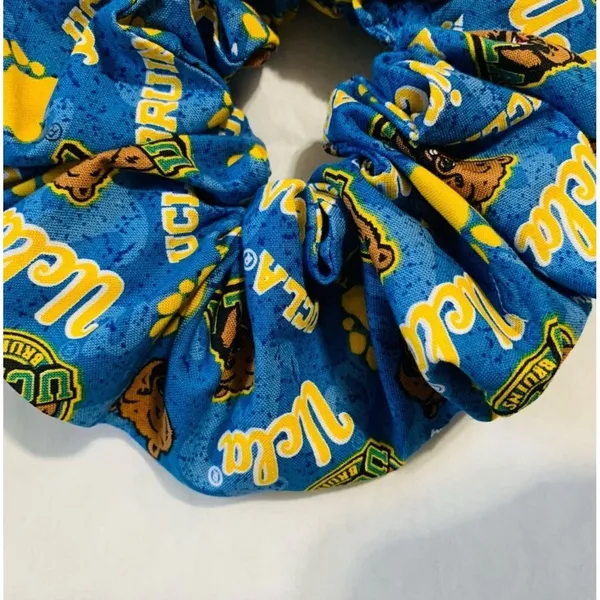 UCLA Bruins Joe Bruin Mascot Hair Scrunchie Blue Gold NCAA Collegiate Accessory - Image 3