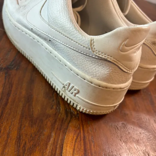 Nike Air Force 1 Sage‎ Low Womens White Platform Sneakers AR5339-100 Size 8 - Image 13
