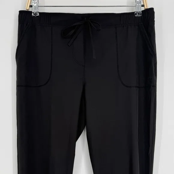 Albion Fit Jetset Jogger Pants Medium Petite Black‎ Comfort Athleisure Casual - Image 5