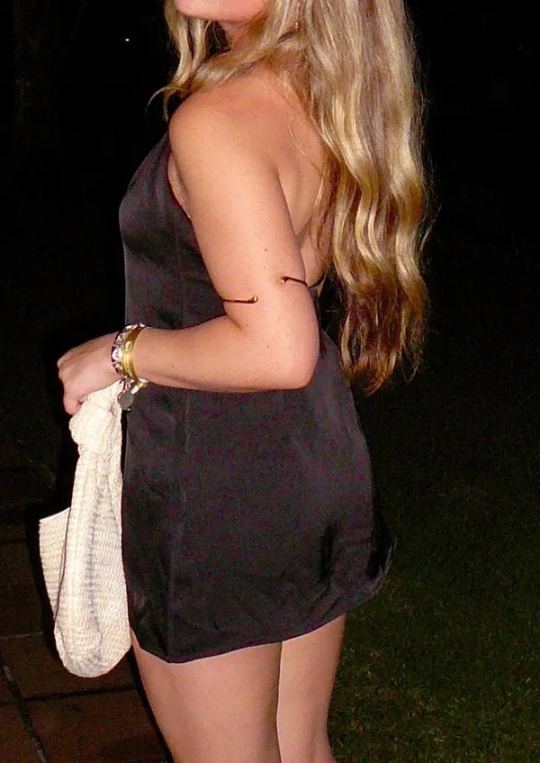 Black halter dress Size XS - Image 3