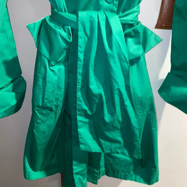 STYLEWE Vibrant Green Long Sleeve Dress coat - Image 3