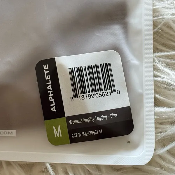 Alphalete Amplify Leggings Chai Size Medium - Image 6