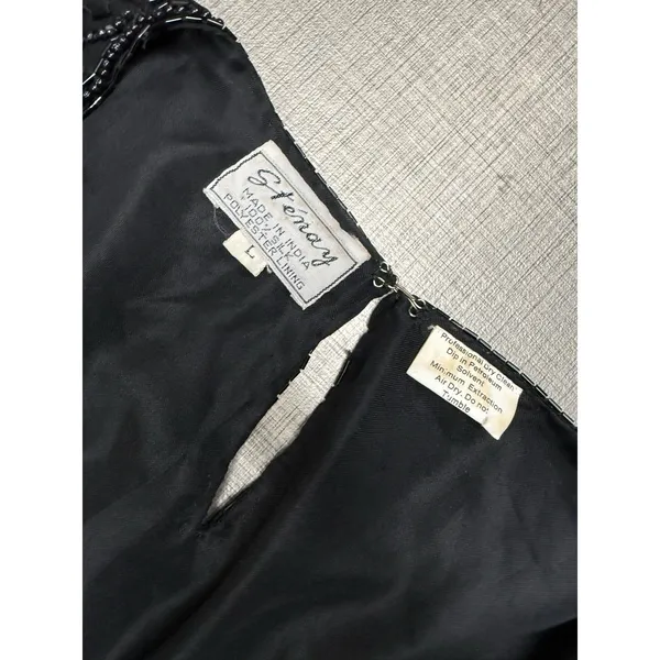 Vtg Stenay Silk Beaded Sequined Tunic Shirt Large Stunning‎ - Image 7