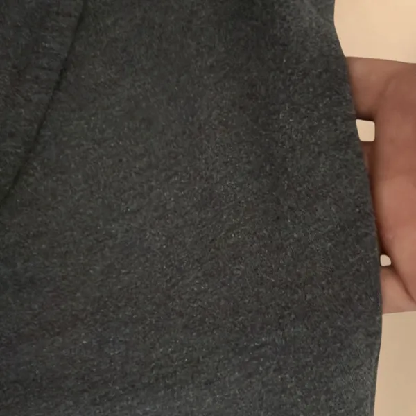 Athleta Purist Hoodie Charcoal Gray Crossover Wrap Front Top 486073 Small - Image 4