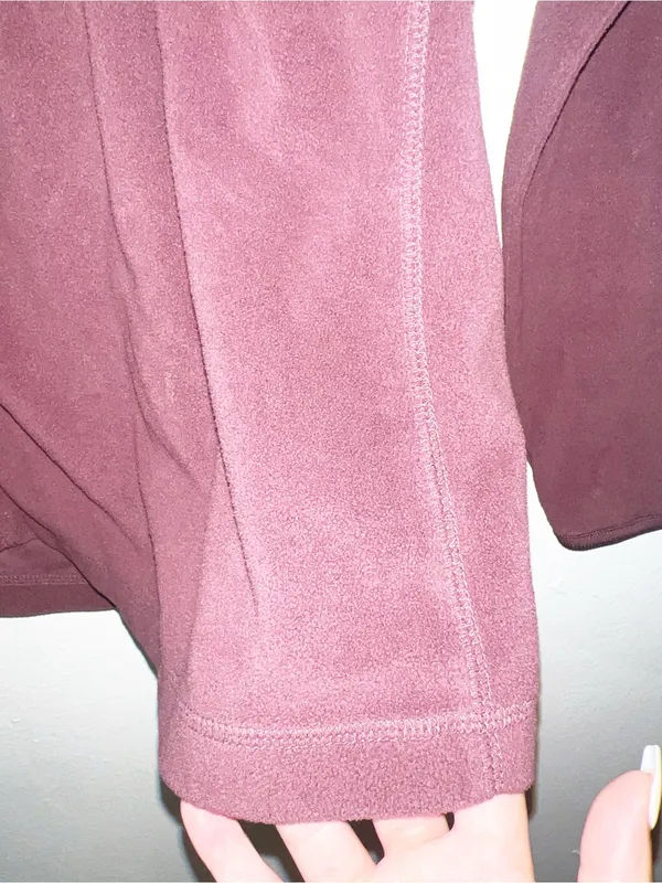 Columbia Women's Plum Quarter-Zip Fleece Pullover - Image 3
