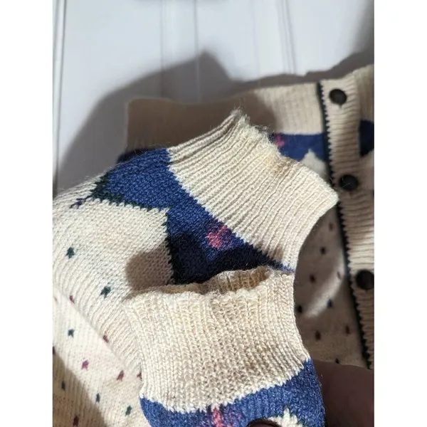 Woolrich vintage wool blend cardigan Medium - Image 3