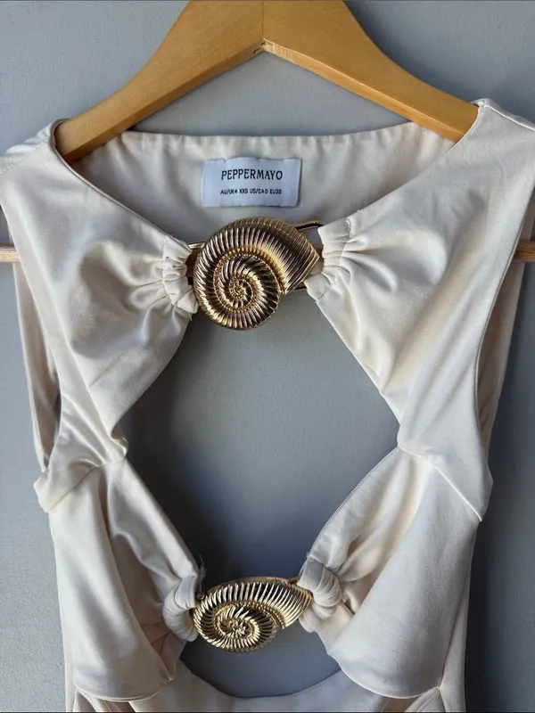 Peppermayo Lagoon Cut Out Seashell Top - Image 4