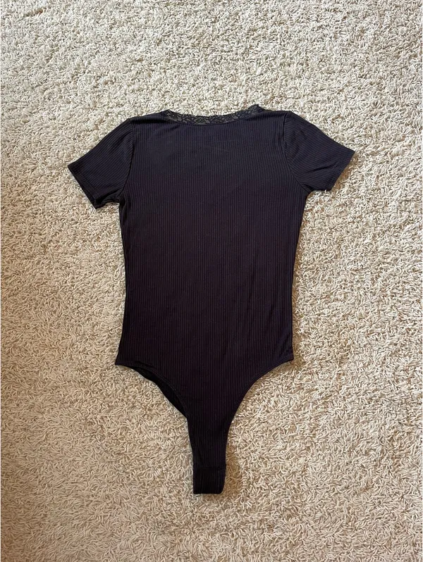 Hollister Black Lace Bodysuit - Image 2