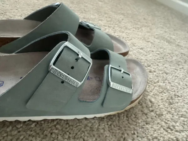 Blue Birkenstock Sandals - Image 7