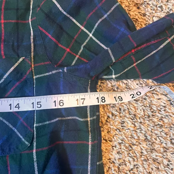 Madewell XS Plaid Flannel Shirt‎ Button Down Long Sleeve Top Womenswear - Image 4