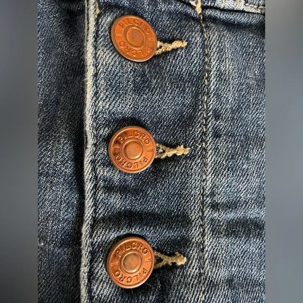 Anthropologie Pilcro Everyday Button Front Denim Short Overalls - Image 10