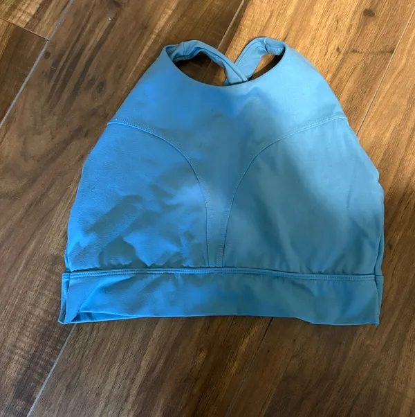 Alphalete Sports Bra Blue - Image 3