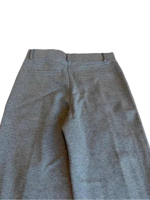 Quince Charcoal Ultra Stretch Ponte Flare Leg Trouser Pants Front Medium Women's - Image 9