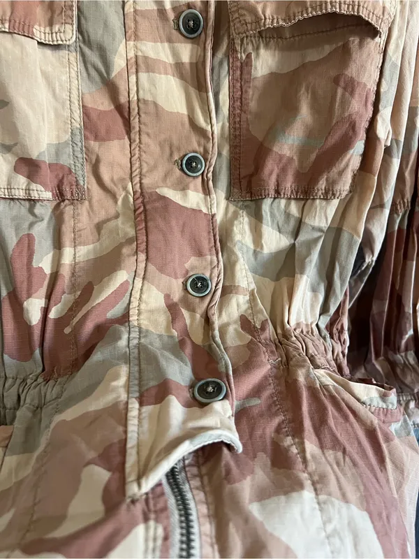 Free People Women's Camo Utility Jacket - Image 6