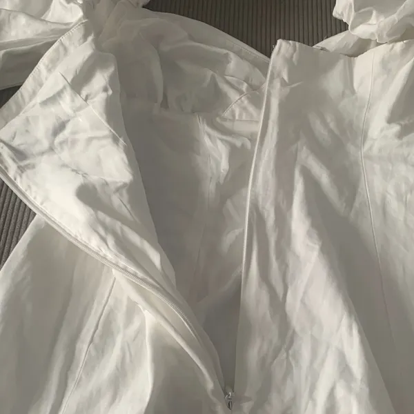 House of London CB size large j adore White Dress mini long sleeve puff statemen - Image 10