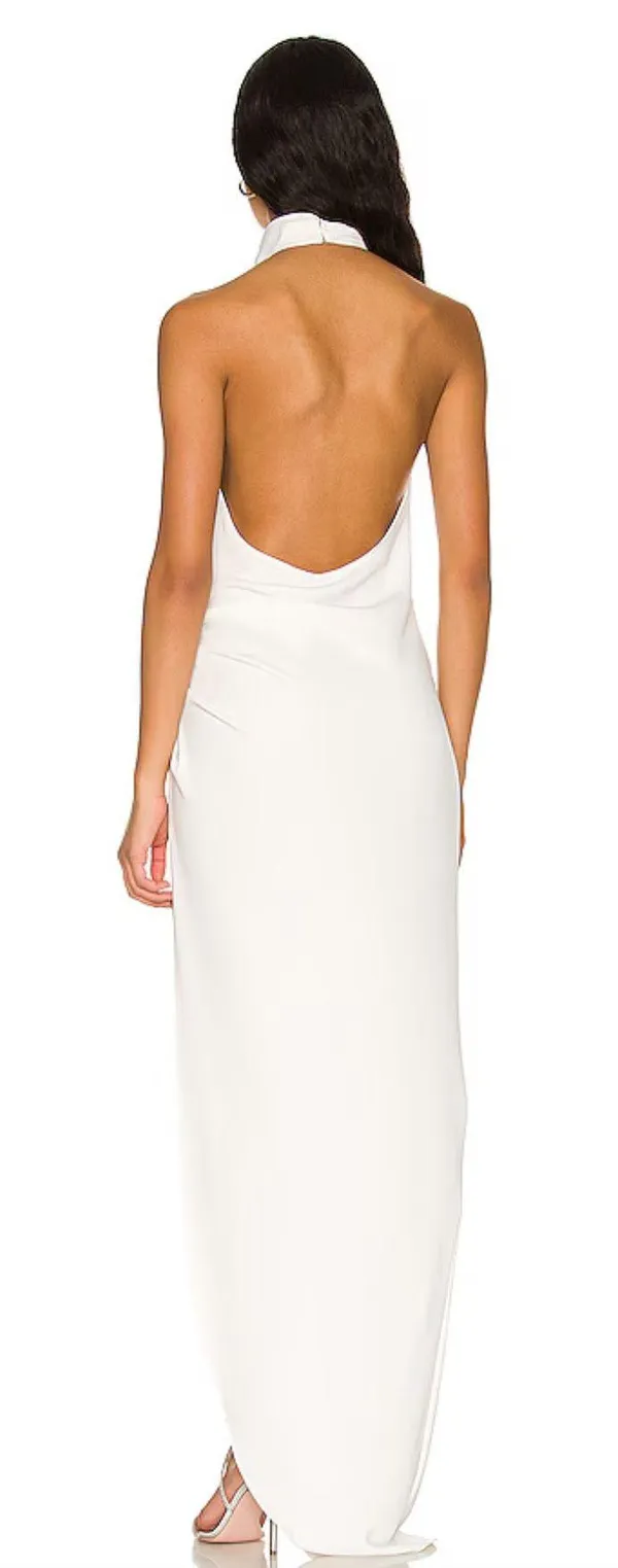 Amanda Uprichard Samba Gown in Ivory - Image 4
