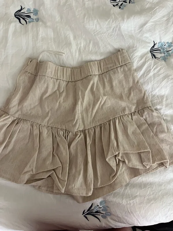 ZARA Tan Skirt Mini - Image 4
