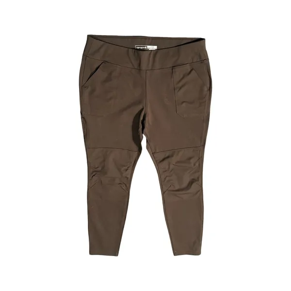 Carhartt Utility Leggings Womens XL Brown Force Midweight Outdoor Stretch Rugged - Image 2