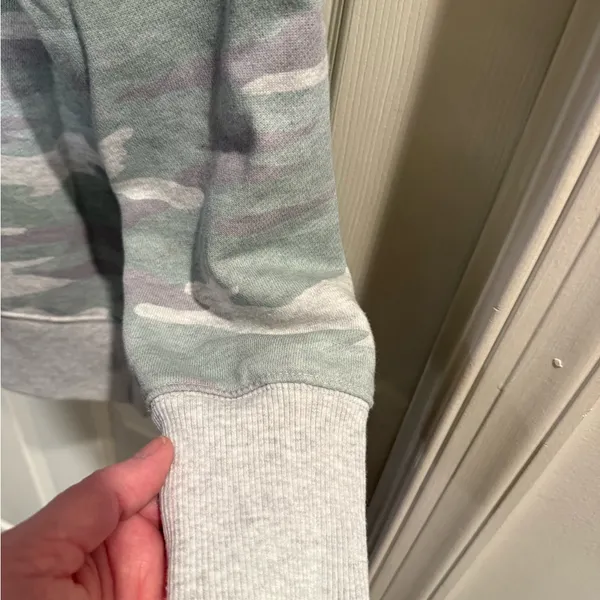 Aerie Camouflage Hooded Oversized Pullover Sweatshirt - Image 5