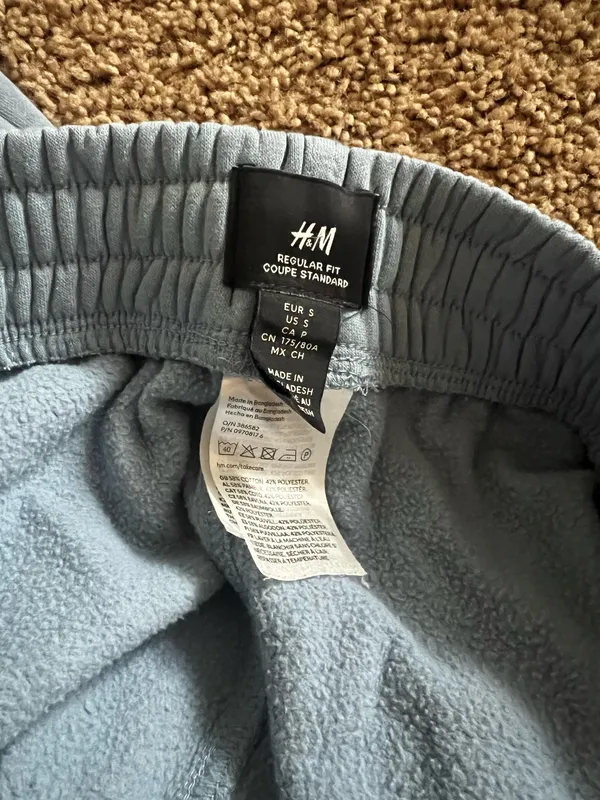 Light Blue Sweatpants H&M - Image 3