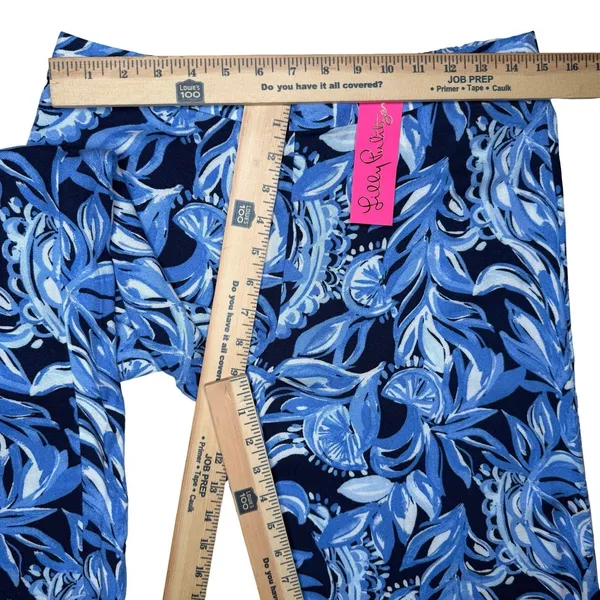 NWT Lilly Pulitzer M (8)‎ Avery Crop Palazzo Pants High Tide Beach Resort $118 - Image 10