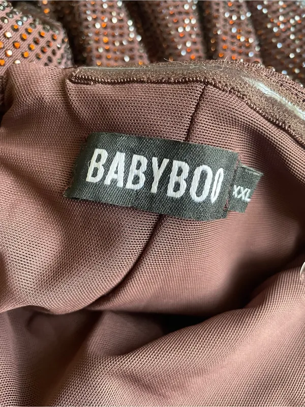 Babyboo Mirabella Maxi Dress in Plum Brown Embellished Rhinestone Size XXL - Image 6