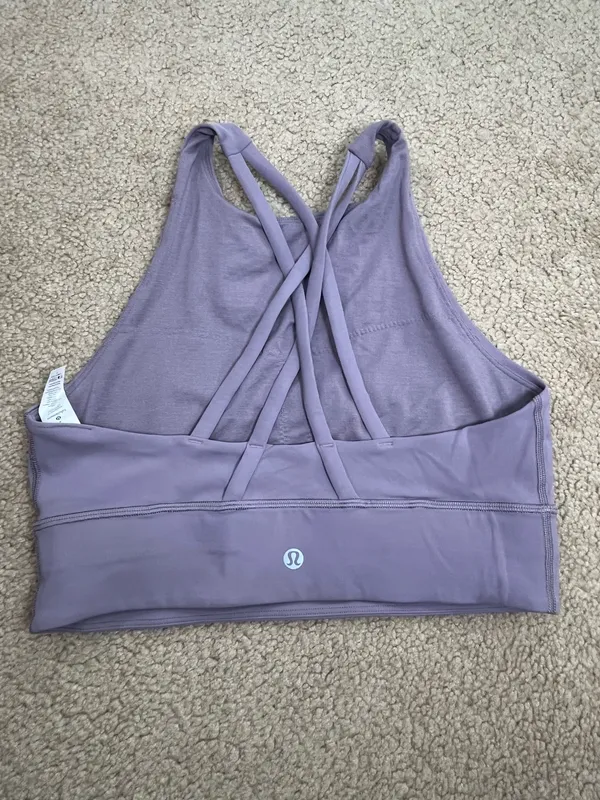 Lululemon Athletic Bra Lavender Purple Size 8 – No Padding - Image 2