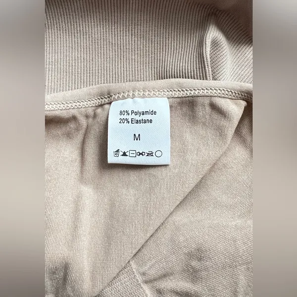 Hey shape NWOT Beige Shapewear Bodysuit MEDIUM Tan - Image 4