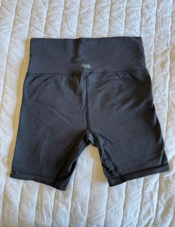 DSG Momentum Seamless High Rise Ribbed Bike Shorts Black M - Image 3